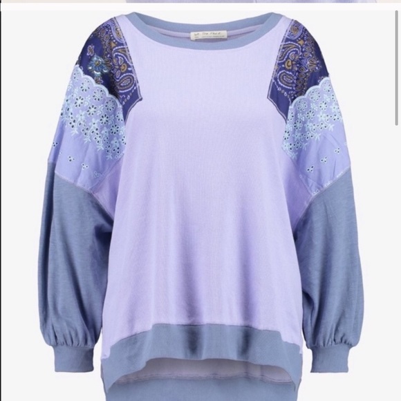 We The Free [Free People] Feelin’ it patchwork top - Picture 4 of 8